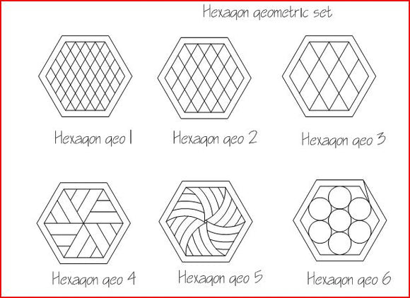 Hexagon Geometric Set