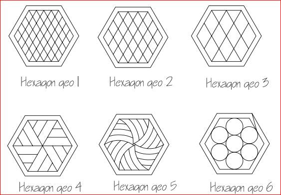 Hex Geo Pattern Set