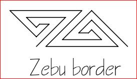 Zebu border